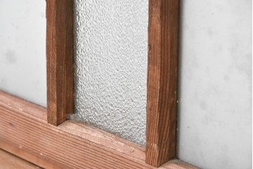 アンティーク建具　昭和初期　特大サイズが存在感を放つ明り取り1枚　(R-086077)