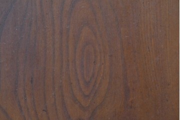 アンティーク建具　昭和初期から中期　欅(ケヤキ)材　鏡板の美しい木目が魅力のガラス戸1枚　(R-086078)