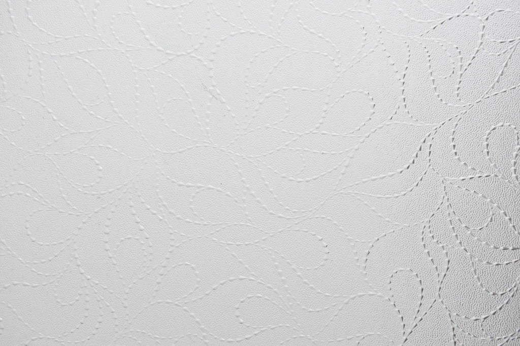 ヴィンテージ建具　昭和後期　格子と模様ガラスの組み合わせが優しい光を取り込むガラス戸1枚　(R-086079)