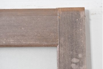 ヴィンテージ建具　昭和中期　整った格子が空間をすっきりと見せるガラス戸1枚　(R-086080)