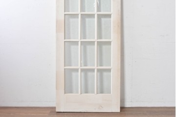 ヴィンテージ建具　昭和中期　洋風の空間にも和の空間にもなじみやすいドア1枚　(R-086081)