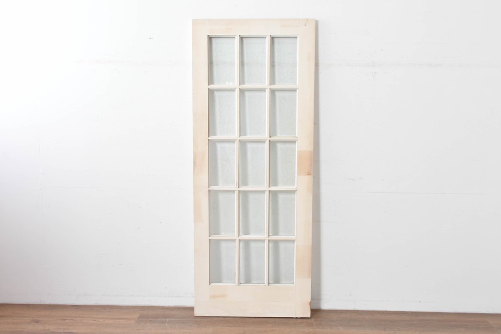 ヴィンテージ建具　昭和中期　洋風の空間にも和の空間にもなじみやすいドア1枚　(R-086081)