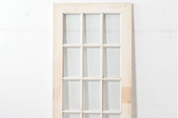 ヴィンテージ建具　昭和中期　洋風の空間にも和の空間にもなじみやすいドア1枚　(R-086081)