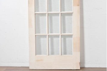 ヴィンテージ建具　昭和中期　洋風の空間にも和の空間にもなじみやすいドア1枚　(R-086081)