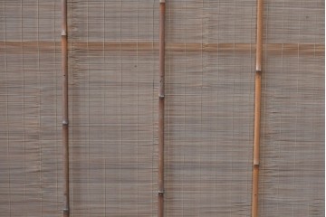 ヴィンテージ建具　昭和中期　木の表情が味わい深い夏戸4枚セット　(R-086083)