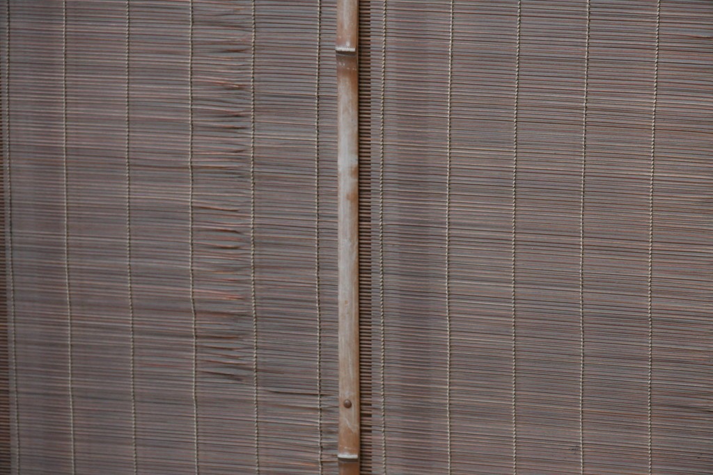 ヴィンテージ建具　昭和中期　木の表情が味わい深い夏戸4枚セット　(R-086083)