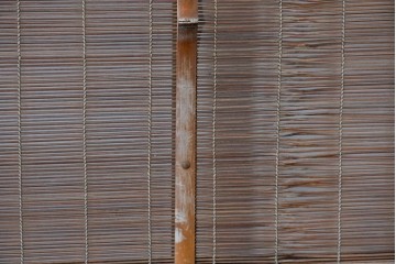 ヴィンテージ建具　昭和中期　木の表情が味わい深い夏戸4枚セット　(R-086083)