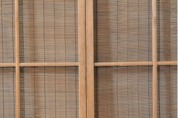 ヴィンテージ建具　昭和中期　木の表情が味わい深い夏戸4枚セット　(R-086083)