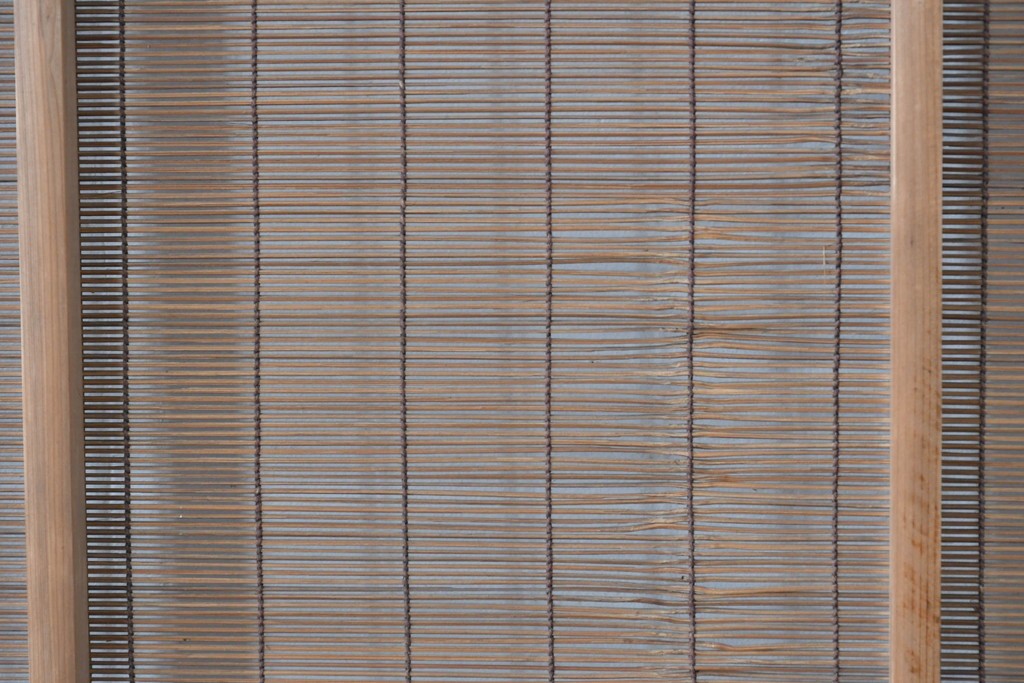 ヴィンテージ建具　昭和中期　木の表情が味わい深い夏戸4枚セット　(R-086083)