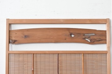 ヴィンテージ建具　昭和中期　木の表情が味わい深い夏戸1枚　(R-086084)