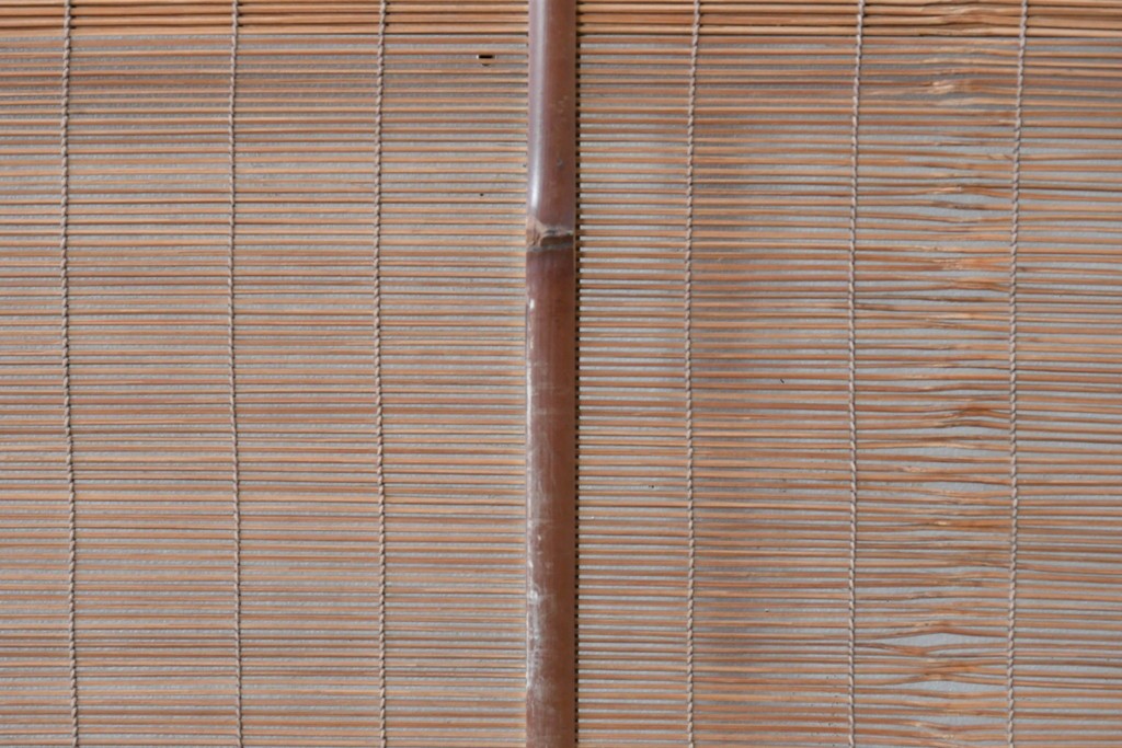 ヴィンテージ建具　昭和中期　木の表情が味わい深い夏戸1枚　(R-086084)