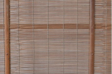 ヴィンテージ建具　昭和中期　木の表情が味わい深い夏戸1枚　(R-086084)