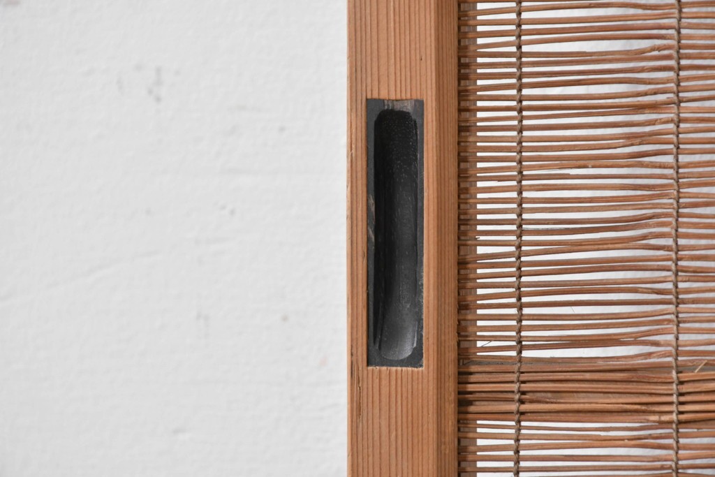 ヴィンテージ建具　昭和中期　木の表情が味わい深い夏戸1枚　(R-086084)