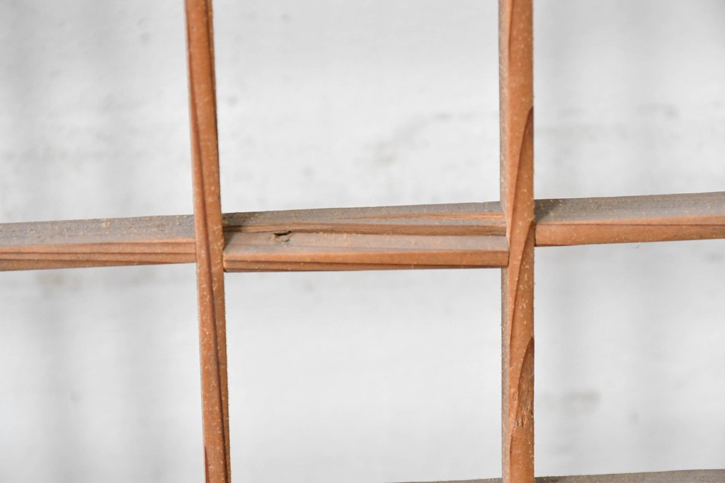 ヴィンテージ建具　昭和中期　木の表情が味わい深い夏戸1枚　(R-086084)