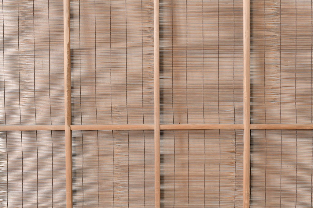 ヴィンテージ建具　昭和中期　木の表情が味わい深い夏戸1枚　(R-086084)