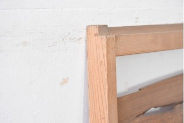 ヴィンテージ建具　昭和中期　木の表情が味わい深い夏戸1枚　(R-086084)
