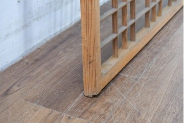 ヴィンテージ建具　昭和中期　木の表情が味わい深い夏戸1枚　(R-086084)