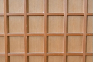 ヴィンテージ建具　昭和中期　整ったマス目格子の窓4枚セット　(R-086087)