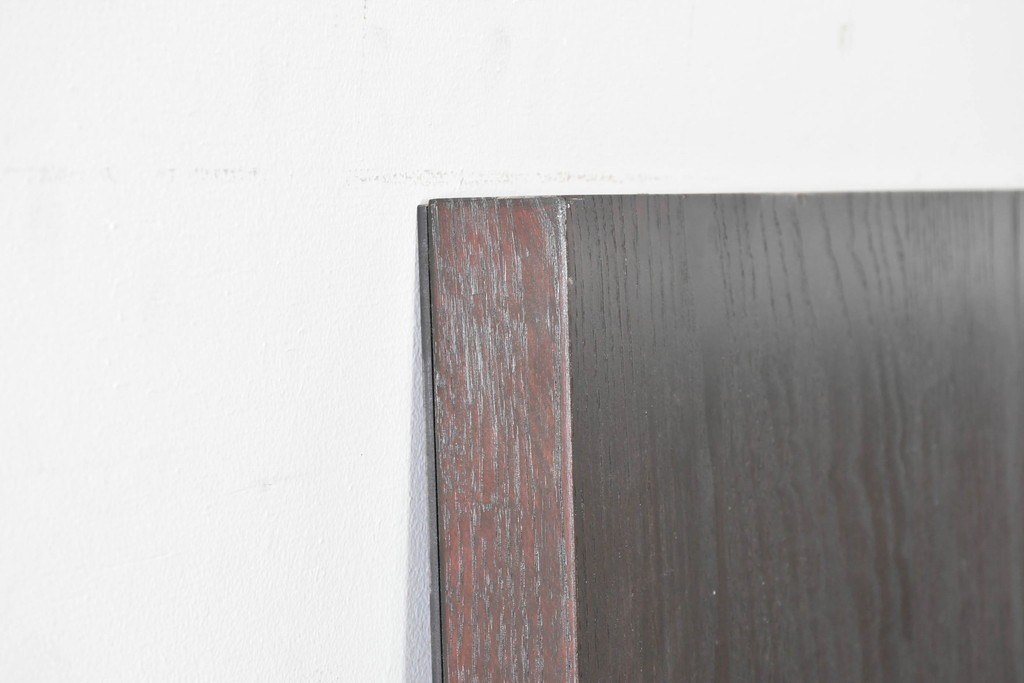 ラフジュ工房オリジナル　新品　総栗材　重厚なアイアン装飾の蔵戸風ドア1枚　(R-086099)