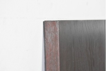 ラフジュ工房オリジナル　新品　総栗材　重厚なアイアン装飾の蔵戸風ドア1枚　(R-086099)