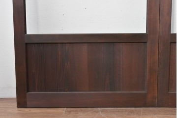 新古建具　ラフジュ工房オリジナル　背の高い大判ガラス戸2枚セット　(R-086100)