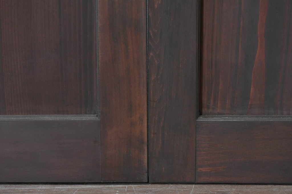 新古建具　ラフジュ工房オリジナル　背の高い大判ガラス戸2枚セット　(R-086100)