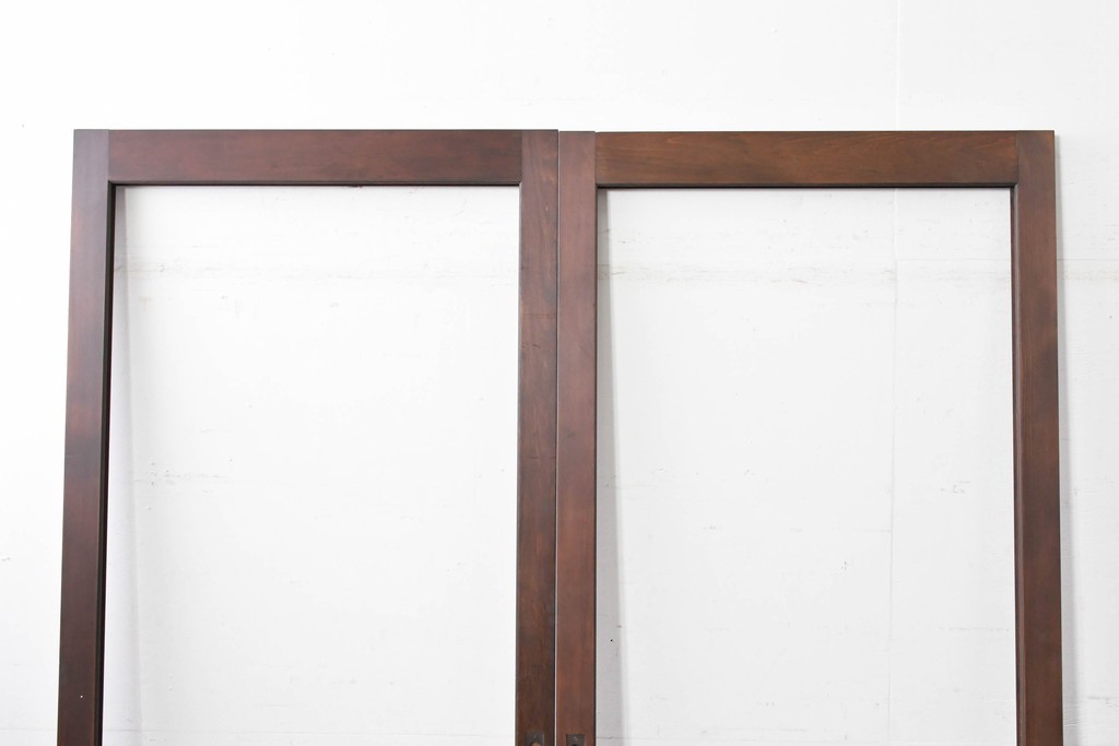 新古建具　ラフジュ工房オリジナル　背の高い大判ガラス戸2枚セット　(R-086100)