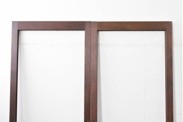 新古建具　ラフジュ工房オリジナル　背の高い大判ガラス戸2枚セット　(R-086100)