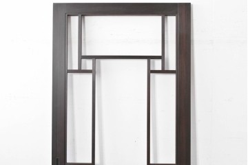 中古建具　ラフジュ工房オリジナル　杉材　大正ロマン　和洋折衷のインテリアが叶う引き戸1枚　(R-086101)