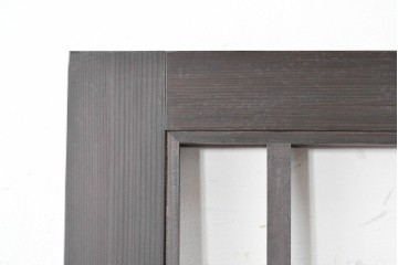 中古建具　ラフジュ工房オリジナル　杉材　大正ロマン　和洋折衷のインテリアが叶う引き戸1枚　(R-086101)