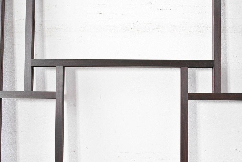 中古建具　ラフジュ工房オリジナル　杉材　大正ロマン　和洋折衷のインテリアが叶う引き戸1枚　(R-086101)