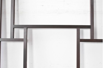 中古建具　ラフジュ工房オリジナル　杉材　大正ロマン　和洋折衷のインテリアが叶う引き戸1枚　(R-086101)