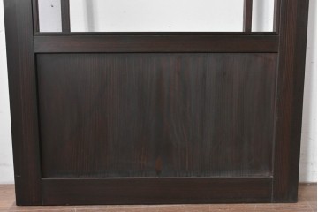 中古建具　ラフジュ工房オリジナル　杉材　大正ロマン　和洋折衷のインテリアが叶う引き戸1枚　(R-086101)