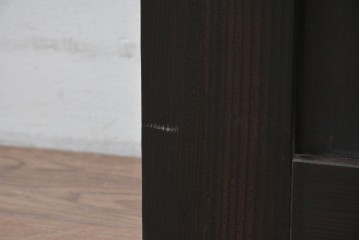 中古建具　ラフジュ工房オリジナル　杉材　大正ロマン　和洋折衷のインテリアが叶う引き戸1枚　(R-086101)