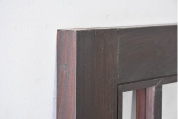 中古建具　ラフジュ工房オリジナル　杉材　大正ロマン　和洋折衷のインテリアが叶う引き戸1枚　(R-086101)