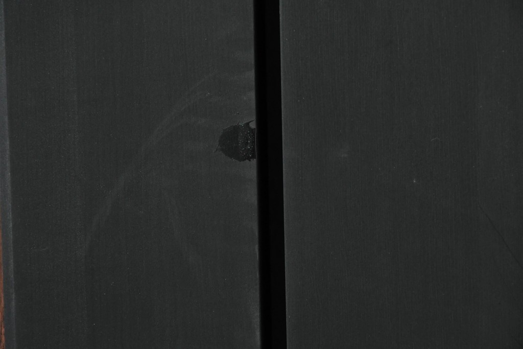 中古建具　ラフジュ工房オリジナル　欅(ケヤキ)材　突き板　美しい木目が魅力の背高帯戸3枚セット　(R-086102)