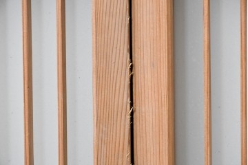 アンティーク建具　昭和初期　組子細工が美しい片面ガラス入りの書院戸4枚セット　(R-086103)