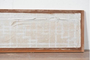 アンティーク建具　昭和初期から中期　幾何学的な桟の意匠が目を引く障子戸窓2枚セット　(R-086109)