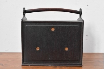 和製アンティーク　落ち着いた色合いですっきりとした印象の無精箱　(R-086119)