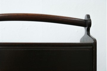 和製アンティーク　唐木　落ち着いた色合いですっきりとした印象の無精箱　(R-086119)