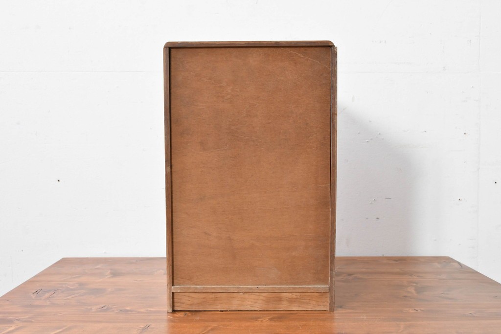 和製ヴィンテージ　ナラ材　古い木味が魅力の6杯小引き出し　(R-086126)