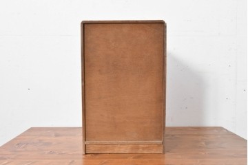 和製ヴィンテージ　ナラ材　古い木味が魅力の6杯小引き出し　(R-086126)