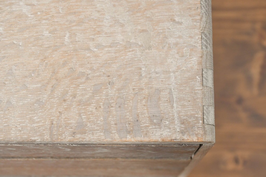 和製ヴィンテージ　ナラ材　古い木味が魅力の6杯小引き出し　(R-086126)