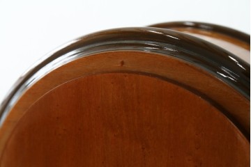 中古　銀座和光取り扱い　イタリア　ARTEM(アルテム)　Hermle(ヘルムレ)　ウエストミンスターチャイム(ゼンマイ式・8日巻き)の象嵌入り置き時計　定価約47万円　(R-086128)