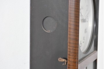 和製ヴィンテージ　昭和中期　Meiji(明治時計社)　レトロなガラス扉の振り子時計　(R-086129)