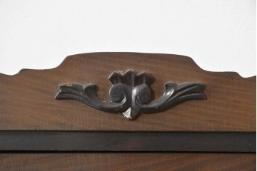 和製ヴィンテージ　昭和中期　Meiji(明治時計社)　レトロなガラス扉の振り子時計　(R-086129)