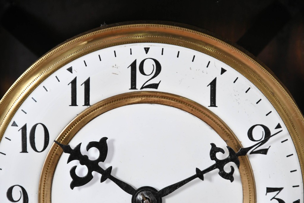 和製アンティーク　大正～昭和初期　精工舎(SEIKOSHA、セイコー)　天使のレリーフが印象的な掛け時計　(R-086132)