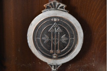 和製アンティーク　大正～昭和初期　精工舎(SEIKOSHA、セイコー)　天使のレリーフが印象的な掛け時計　(R-086132)