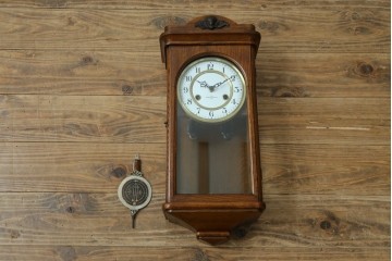 和製アンティーク　大正から昭和初期　精工舎(SEIKOSHA、セイコー)　天使のレリーフが印象的な掛け時計　(R-086132)