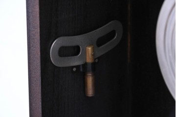 和製アンティーク　Meiji(明治時計社)　彫刻装飾が映える縦長の掛け時計　(R-086133)